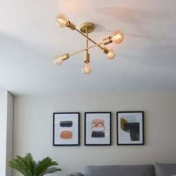Vogue Ryker 5 Light Semi Flush Ceiling Light - thumbnail 5