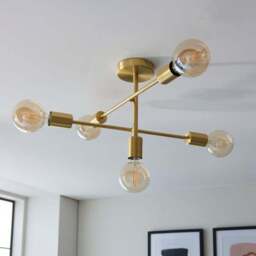 Vogue Ryker 5 Light Semi Flush Ceiling Light - thumbnail 2
