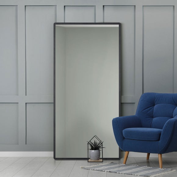 Naturalis Solid Oak Rectangle Full Length Wall Mirror - image 1
