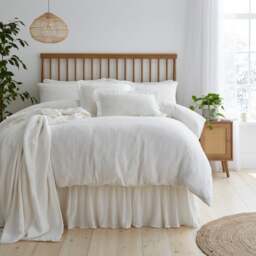 Cotton Muslin Frilled Valance - thumbnail 1