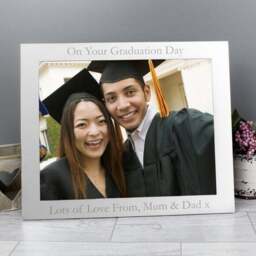 Personalised Landscape Silver Photo Frame - thumbnail 6