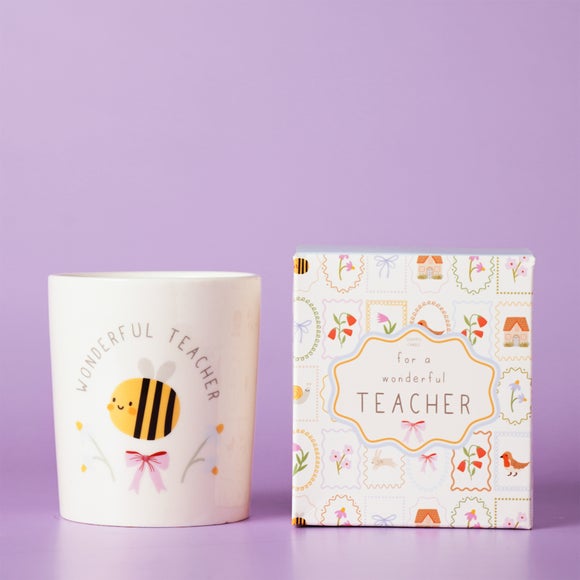 Love Life Teacher Lychee & Raspberry Ceramic Candle - image 1
