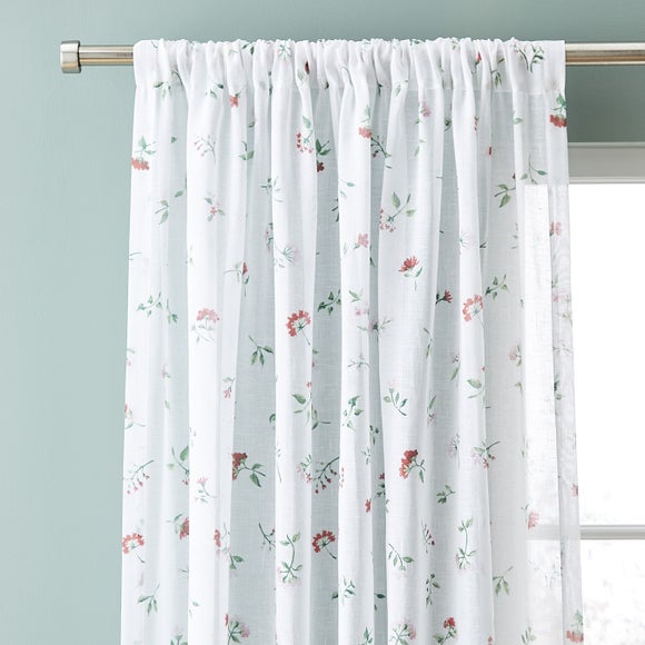 Margo Floral Slot Top Voile Panel - image 1