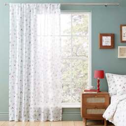 Margo Floral Slot Top Voile Panel - thumbnail 2