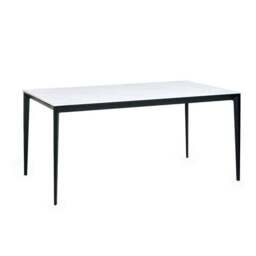 Miami 4 Seater Rectangular Dining Table, Stone - thumbnail 2