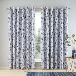 Zen Blackout Eyelet Curtains - thumbnail 2