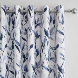 Zen Blackout Eyelet Curtains - thumbnail 1