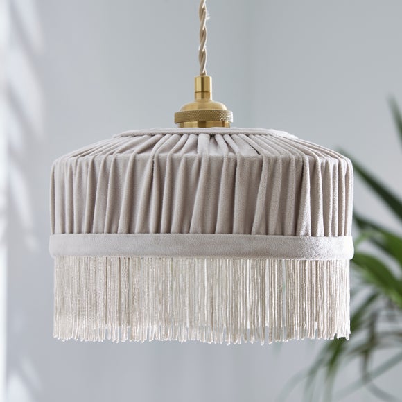 Alessia Velvet Pleated Lamp Shade - image 1