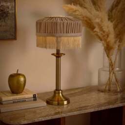 Alessia Velvet Pleated Lamp Shade - thumbnail 3