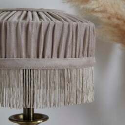 Alessia Velvet Pleated Lamp Shade - thumbnail 4