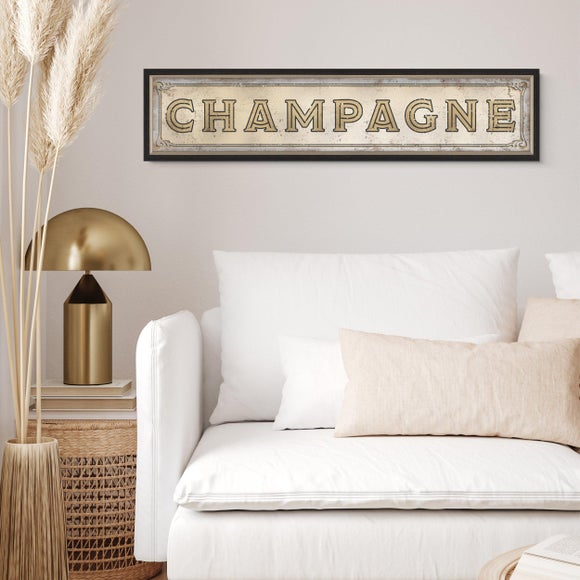 Champagne Framed Mirror Wall Art - image 1