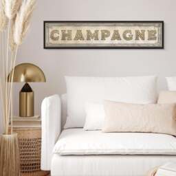 Champagne Framed Mirror Wall Art - thumbnail 1