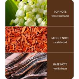 Heart and Home Bamboo White Blossom & Sandalwood Jar Candle - thumbnail 4