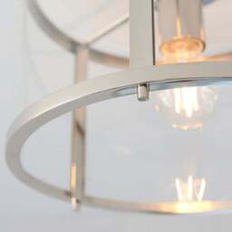 Vogue Beckett Industrial Flush Ceiling Light - thumbnail 2