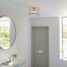 Vogue Beckett Industrial Flush Ceiling Light - thumbnail 6