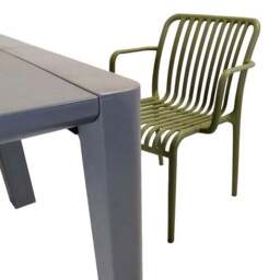 Modura Henrik Rectangular Dining Table with 8 Alma Armchairs - thumbnail 2