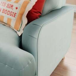 Martha Vintage Velvet Full Corner Sofa - thumbnail 5