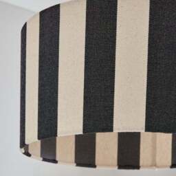 Beatrice Stripe Shallow Drum Lamp Shade - thumbnail 3