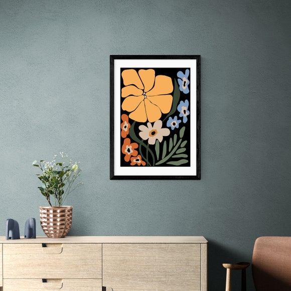 East End Prints Blooming Big Floral Night Print by Miho Art Studio - image 1