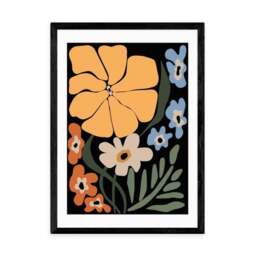 East End Prints Blooming Big Floral Night Print by Miho Art Studio - thumbnail 2