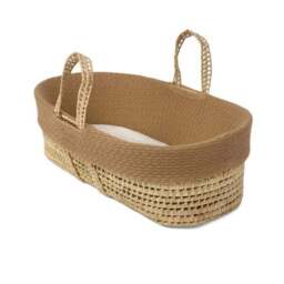 Clair De Lune Organic Moses Basket with Rocking Stand - thumbnail 4
