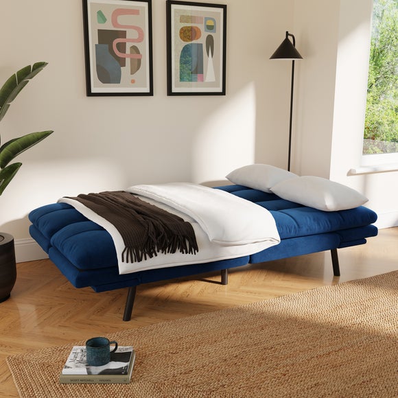 Harrison Quilted Velvet Clic Clac Sofa Bed - image 1