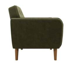 Teresa Velvet Button Detail Occasional Armchair - thumbnail 5