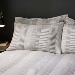 Kenton Stripe Duvet Cover & Pillowcase Set - thumbnail 2