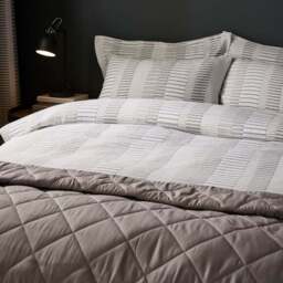 Kenton Stripe Duvet Cover & Pillowcase Set - thumbnail 5