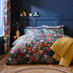 Midnight Garden Duvet Cover & Pillowcase Set - thumbnail 1