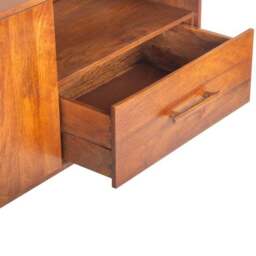 "Maxton Extra Wide TV Unit For TVs up to 70"", Mango Wood" - thumbnail 4