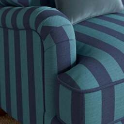 Beatrice II Woven Stripe Snuggle Chair - thumbnail 3