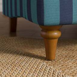 Beatrice II Woven Stripe Snuggle Chair - thumbnail 5