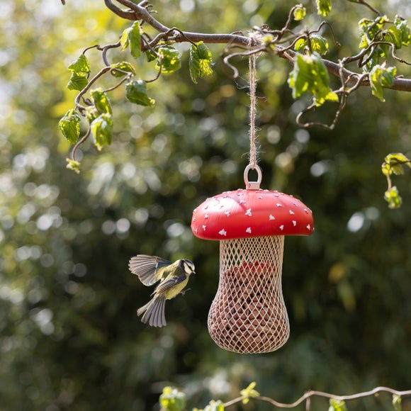 Fallen Fruits Fly Agaric Bird Feeder - image 1