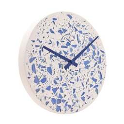 Interval Concrete Terrazzo Porcelain Round Wall Clock - thumbnail 3