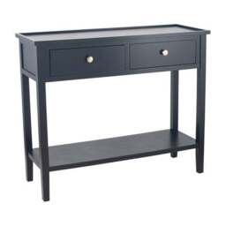 Pacific Chelmsford Console Table, Black Painted Pine - thumbnail 2