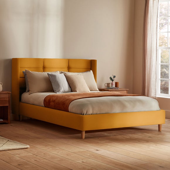 Silentnight Lilith Bed Frame, Velvet - image 1