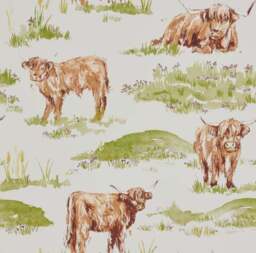 Highland Cow Fire Retardant Blackout Made to Measure Roller Blind - thumbnail 2