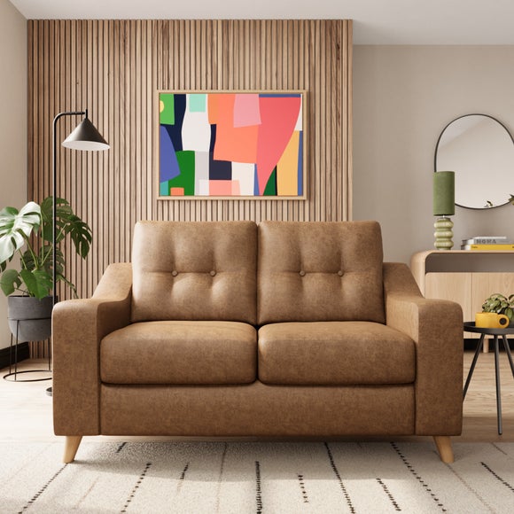 Baxter II Arizona Faux Leather 2 Seater Sofa - image 1