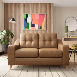 Baxter II Arizona Faux Leather 2 Seater Sofa
