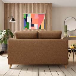 Baxter II Arizona Faux Leather 2 Seater Sofa - thumbnail 2