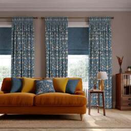 William Morris At Home Lodden Velvet Made to Measure Curtains - thumbnail 2
