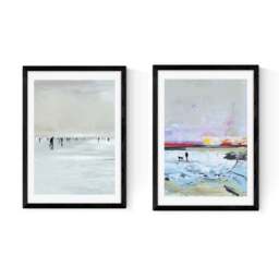 Set of 2 East End Prints Beach Walk Prints - thumbnail 2