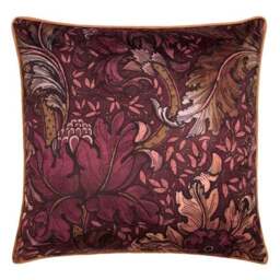 Laurence Llewelyn-Bowen Morris Major Chintz Velvet Square Cushion - thumbnail 2
