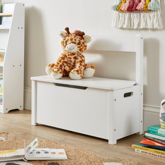 Wood Toy Box Couch Kids Storage Toy Box Seat Cushion Kids Toy