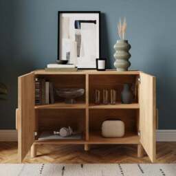Hatton Small Sideboard, Oak Effect - thumbnail 2