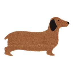 Fallen Fruits Dachshund Coir Doormat - thumbnail 1