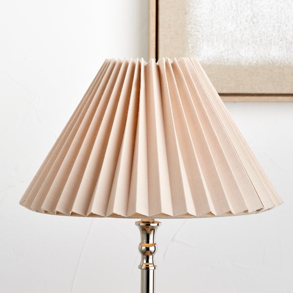 Pacific Lifestyle Amelia Pleated Tapered Lamp Shade - image 1