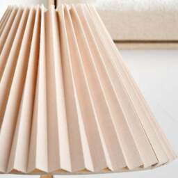 Pacific Lifestyle Amelia Pleated Tapered Lamp Shade - thumbnail 3