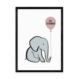 East End Prints Be Strong Elephant Print - thumbnail 2